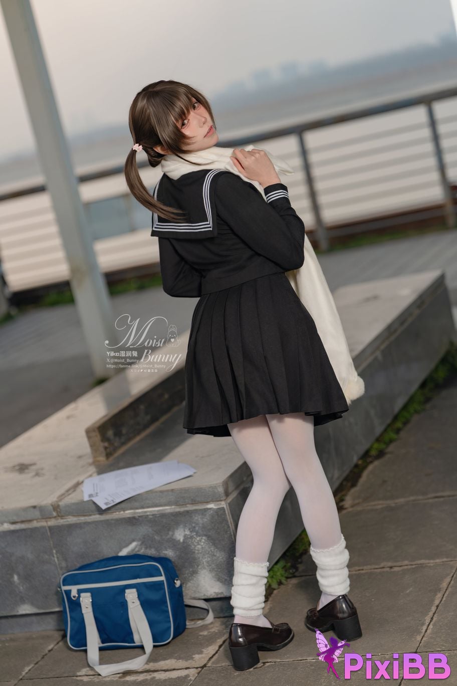 Cosplayer Sticky Dumpling Rabbit 2026 Year 02 monthly works The way back after class PixiBB.COM 078