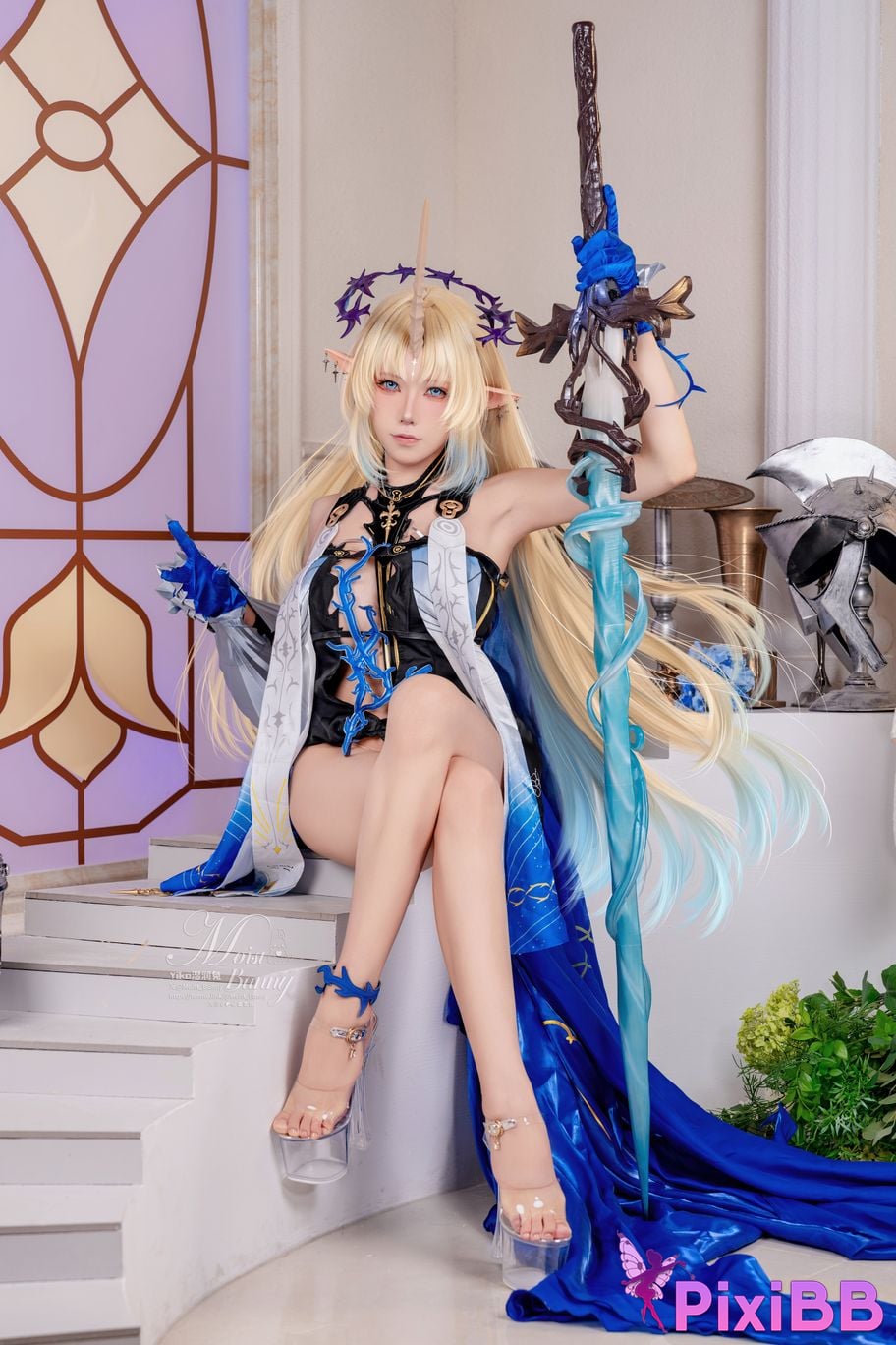 Cosplay Sticky Tuanzi Rabbit August work Mingchao Fludris PixiBB.COM 012