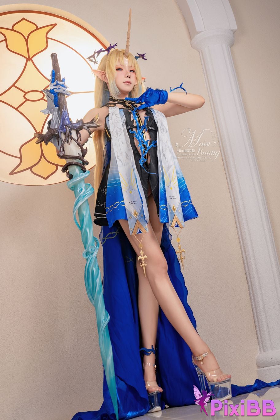 Cosplay Sticky Tuanzi Rabbit August work Mingchao Fludris PixiBB.COM 024