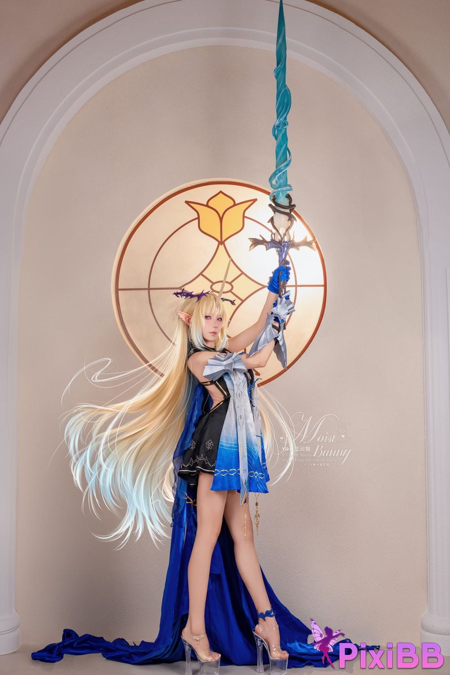 Cosplay Sticky Tuanzi Rabbit August work Mingchao Fludris PixiBB.COM 046