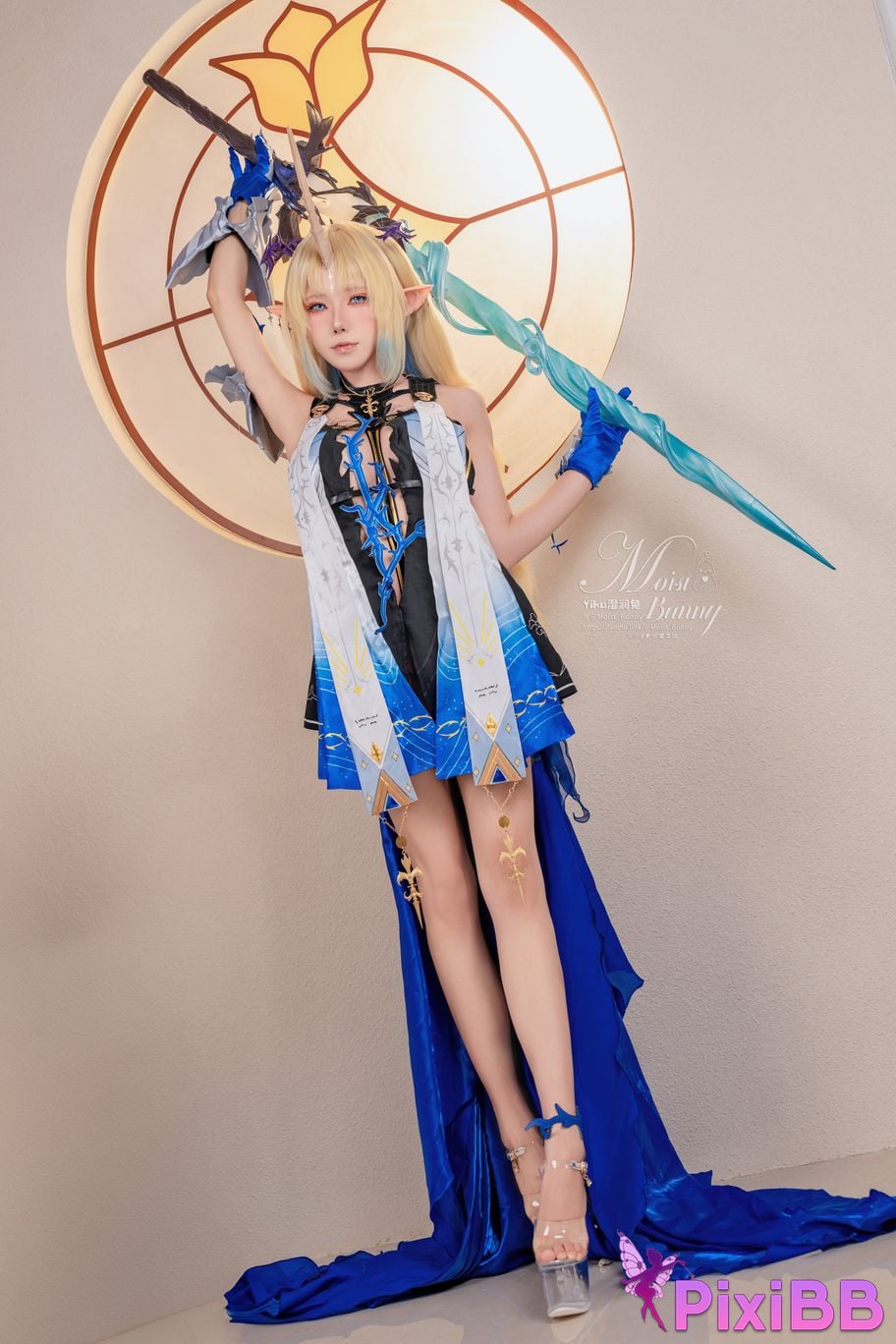 Cosplay Sticky Tuanzi Rabbit August work Mingchao Fludris PixiBB.COM 079