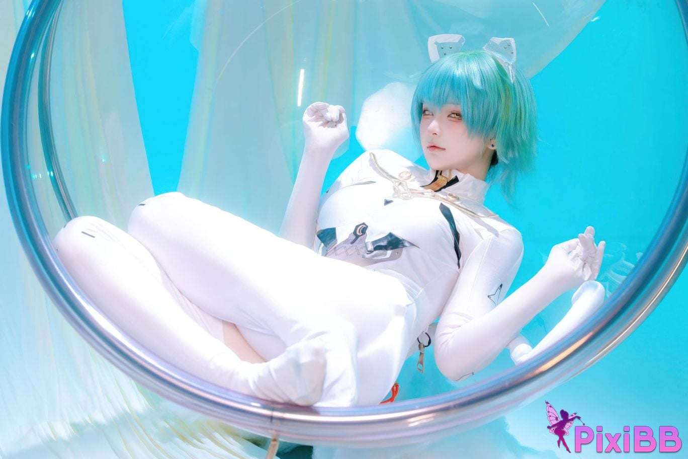 Cosplayer Island fish azur lane Nakhimov admiral PixiBB.COM 022