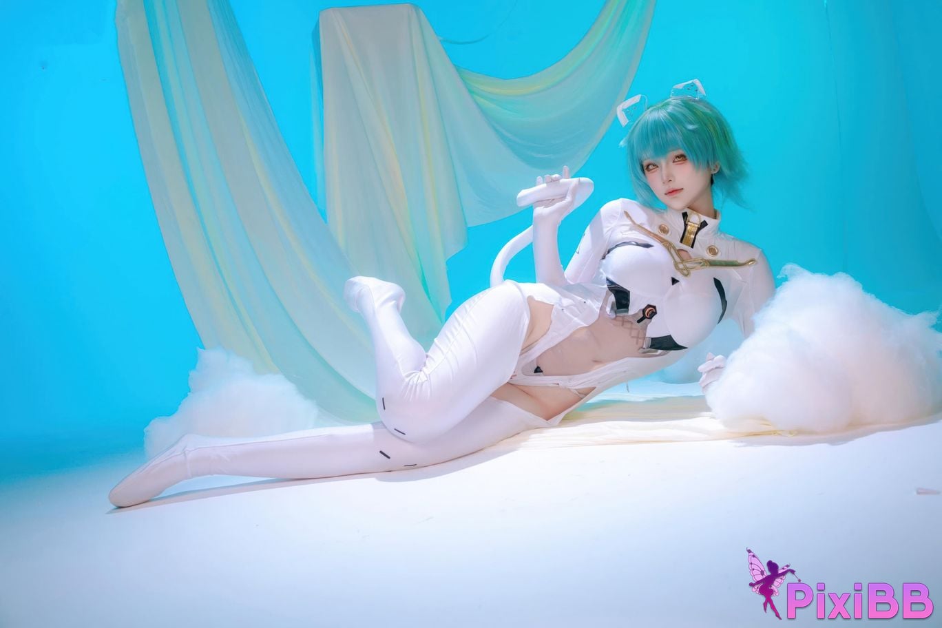 Cosplayer Island fish azur lane Nakhimov admiral PixiBB.COM 029