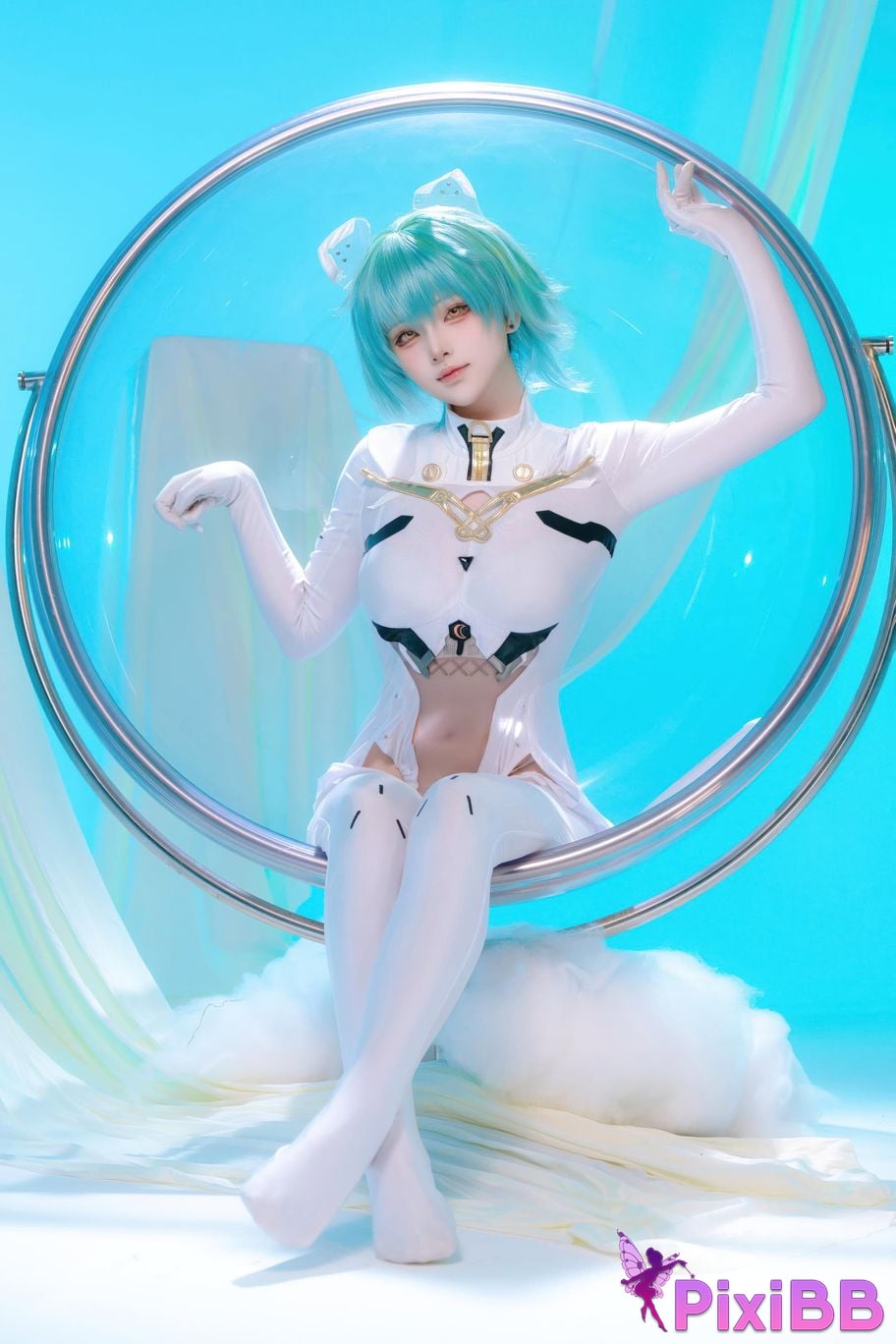 Cosplayer Island fish azur lane Nakhimov admiral PixiBB.COM 042