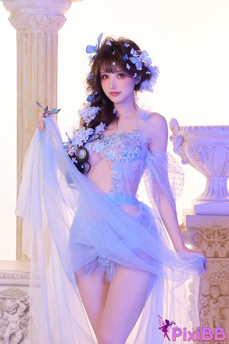 Cosplayer Deer eight years old butterfly dream neon clothes PixiBB.COM 002