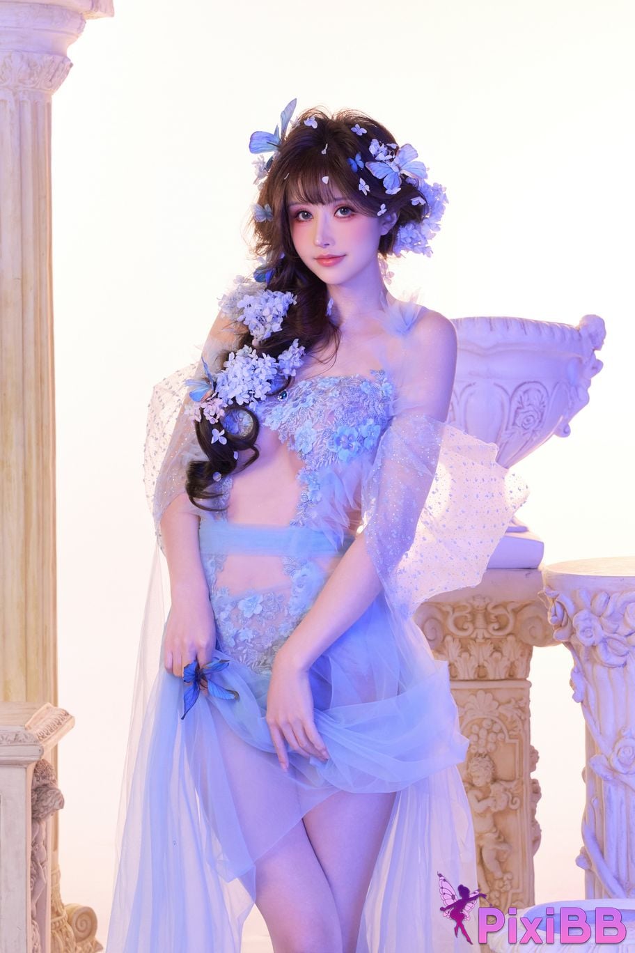 Cosplayer Deer eight years old butterfly dream neon clothes PixiBB.COM 003