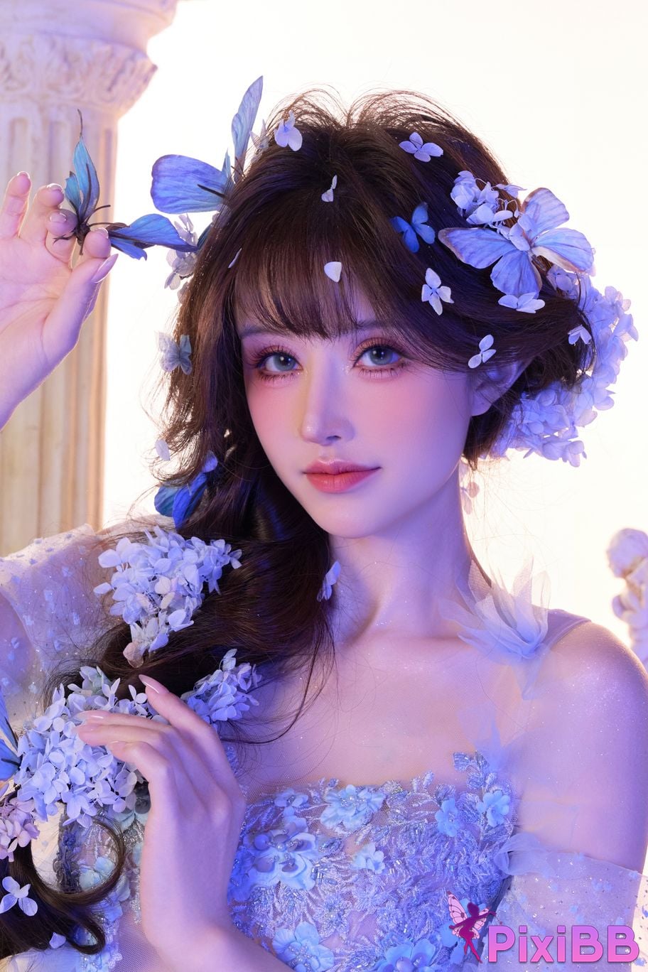 Cosplayer Deer eight years old butterfly dream neon clothes PixiBB.COM 012