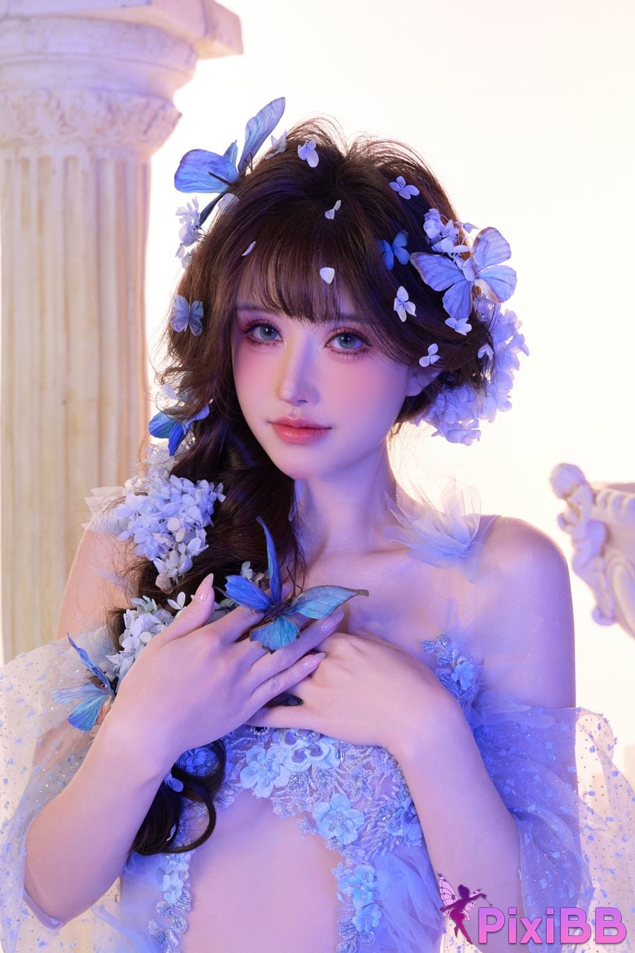 Cosplayer Deer eight years old butterfly dream neon clothes PixiBB.COM 023