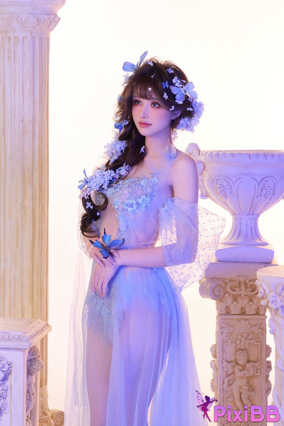 Cosplayer Deer eight years old butterfly dream neon clothes PixiBB.COM 063