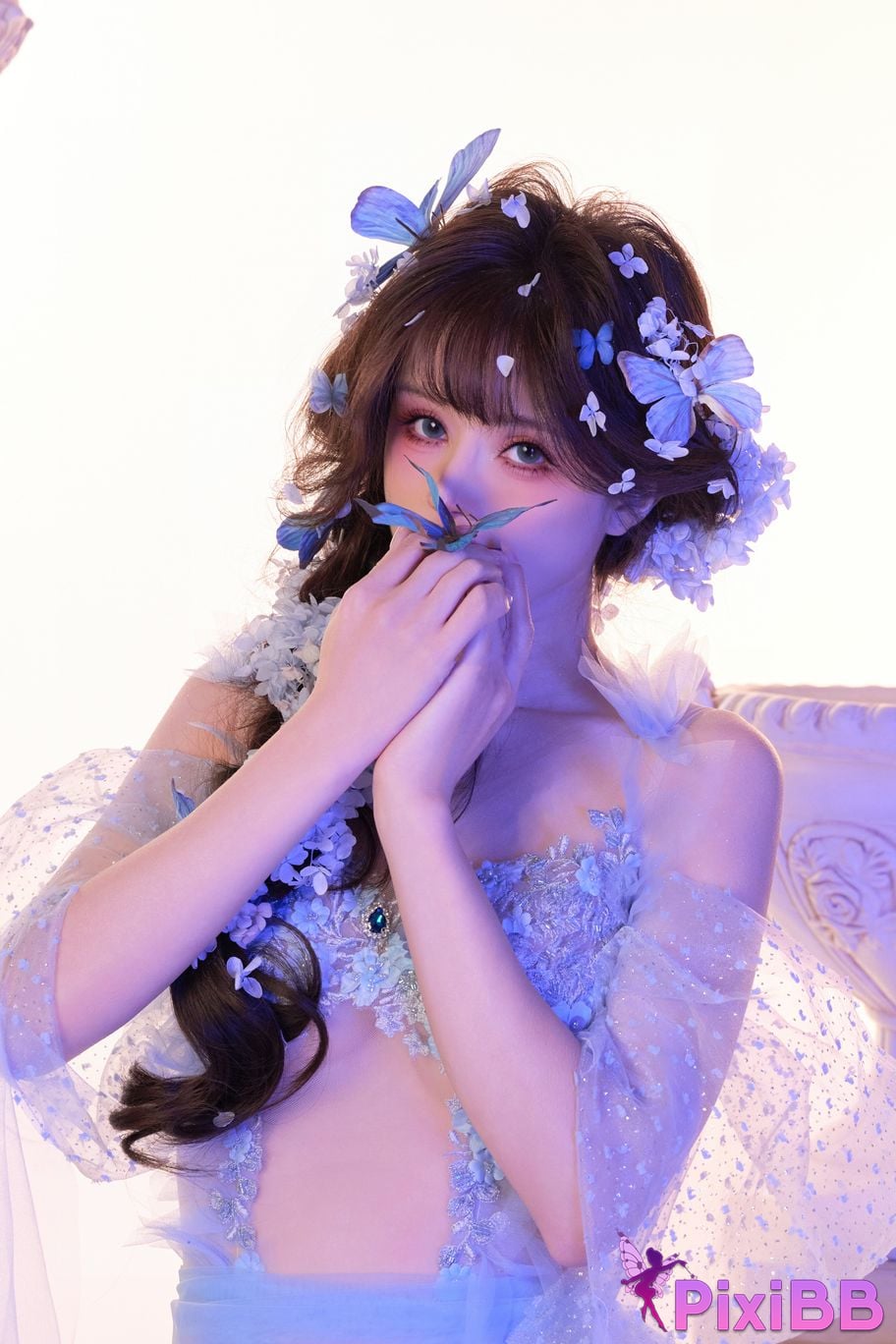 Cosplayer Deer eight years old butterfly dream neon clothes PixiBB.COM 064