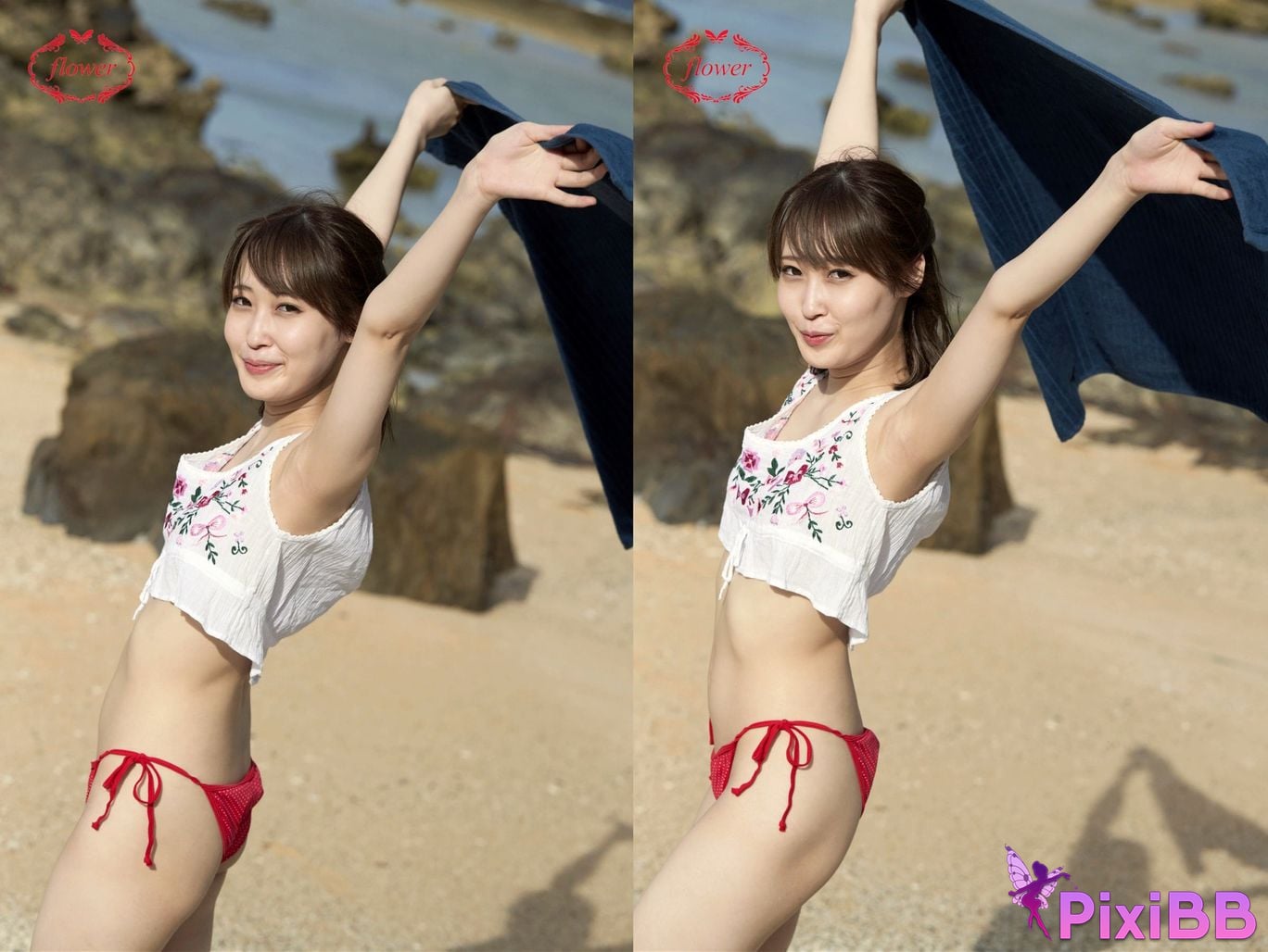 Japanese Idol Mizuki Amane natural flower sounds FLOWER digital photo book Vol.01 PixiBB.COM 002