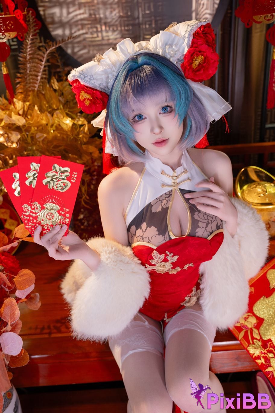 Coser Qing shui you nai PixiBB.COM 032