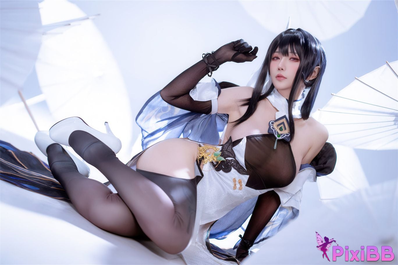 Cosplayer The star is late Hoshilily Azur Lane Chen Hai azur lane Zhenhai Reform PixiBB.COM 013