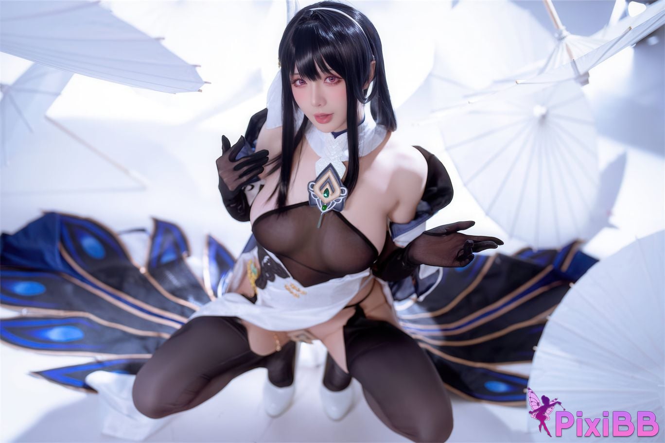 Cosplayer The star is late Hoshilily Azur Lane Chen Hai azur lane Zhenhai Reform PixiBB.COM 019