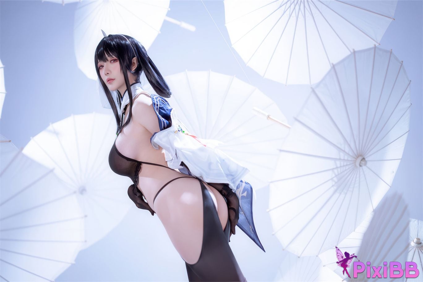 Cosplayer The star is late Hoshilily Azur Lane Chen Hai azur lane Zhenhai Reform PixiBB.COM 032