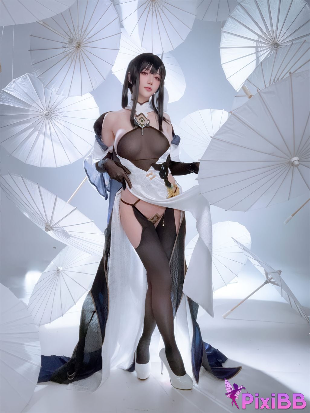 Cosplayer The star is late Hoshilily Azur Lane Chen Hai azur lane Zhenhai Reform PixiBB.COM 036
