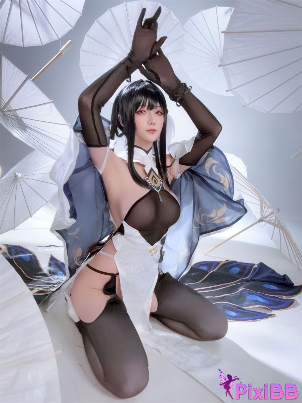 Cosplayer The star is late Hoshilily Azur Lane Chen Hai azur lane Zhenhai Reform PixiBB.COM 039