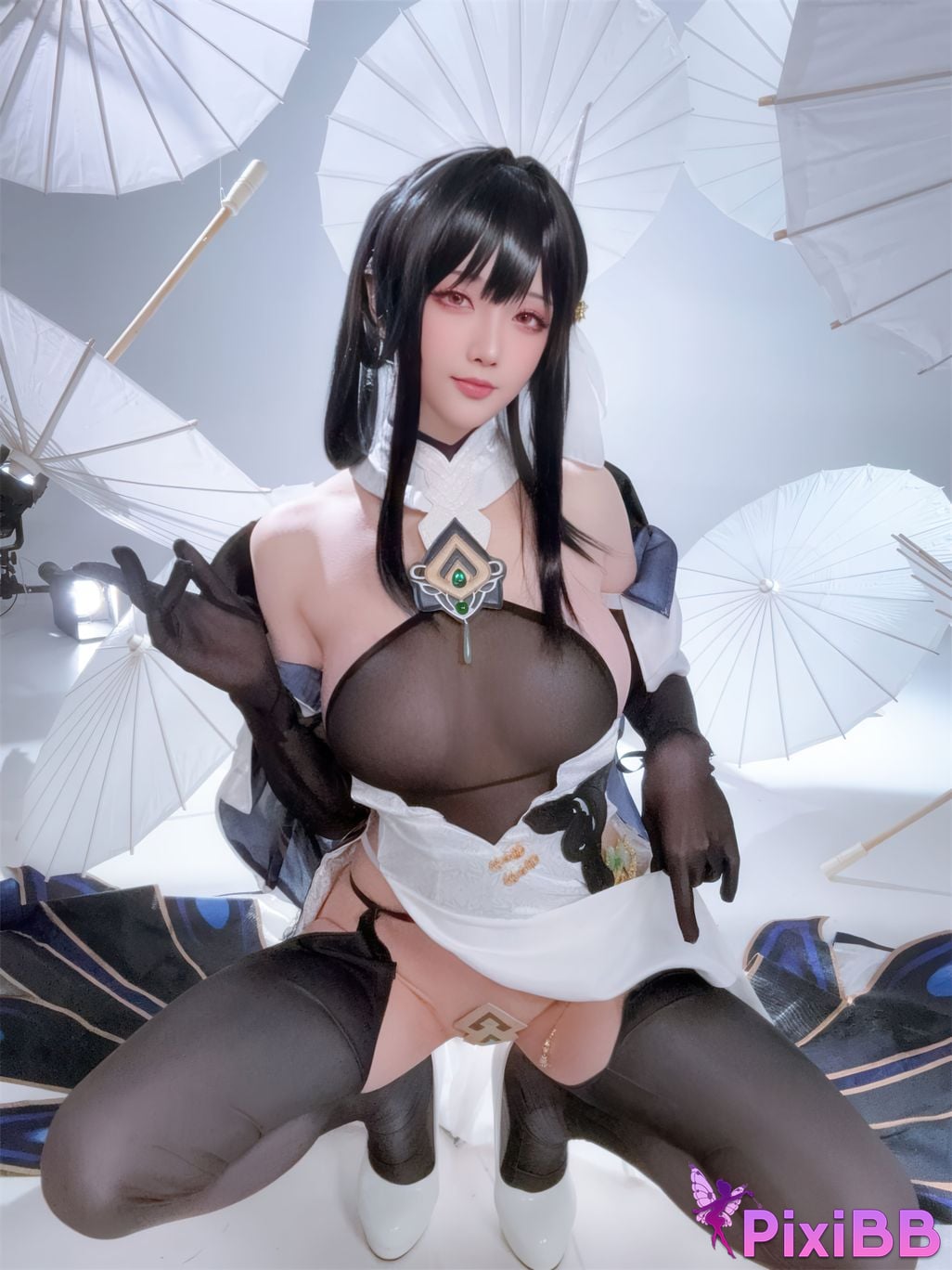 Cosplayer The star is late Hoshilily Azur Lane Chen Hai azur lane Zhenhai Reform PixiBB.COM 044