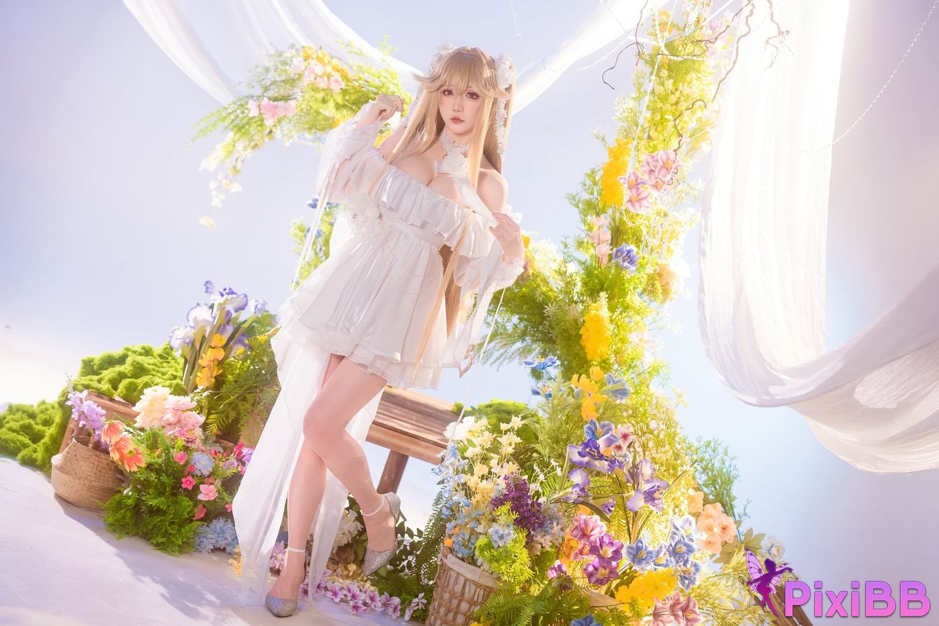 Cosplayer The star is late Hoshilily azur lane anchorage PixiBB.COM 001