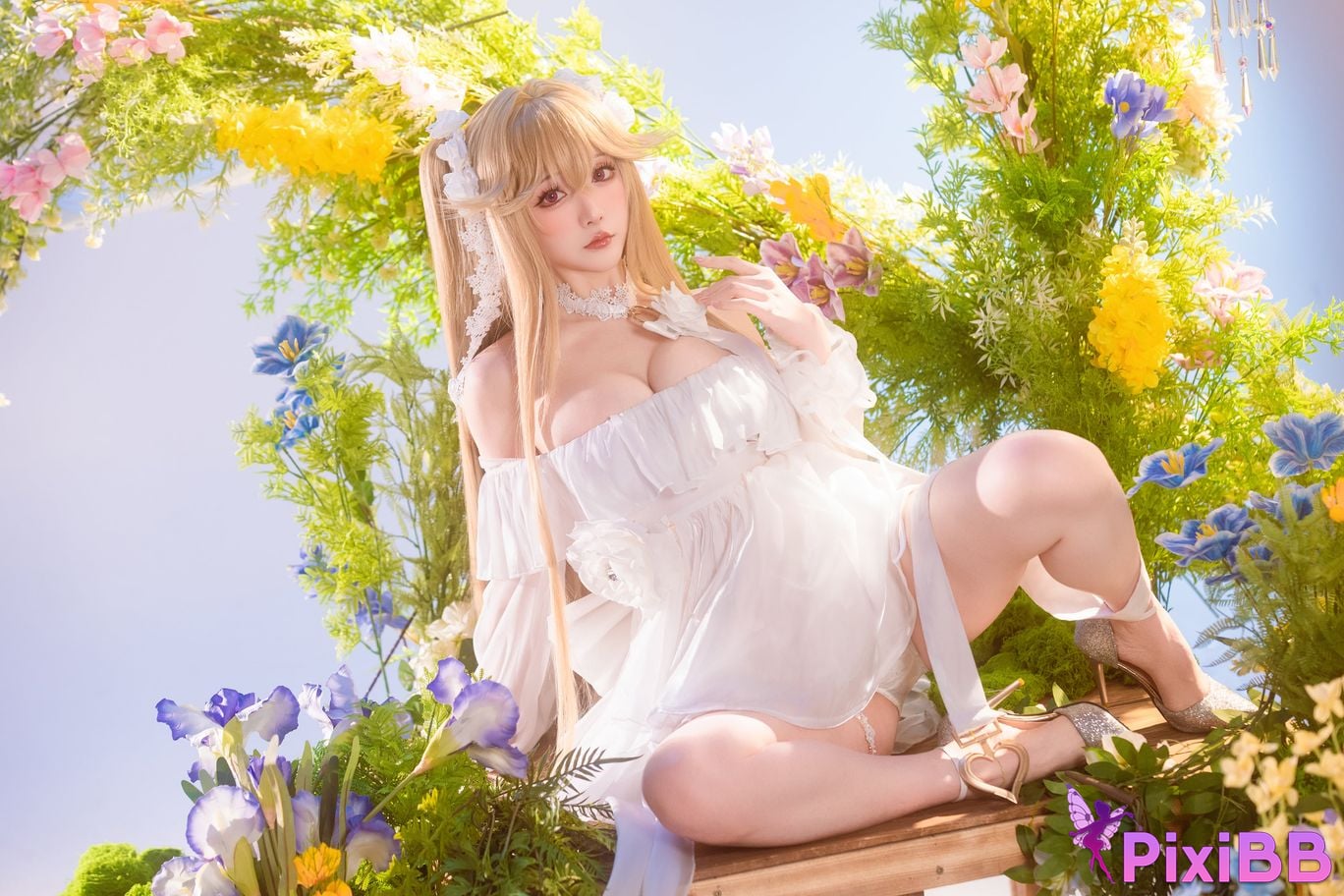 Cosplayer The star is late Hoshilily azur lane anchorage PixiBB.COM 007