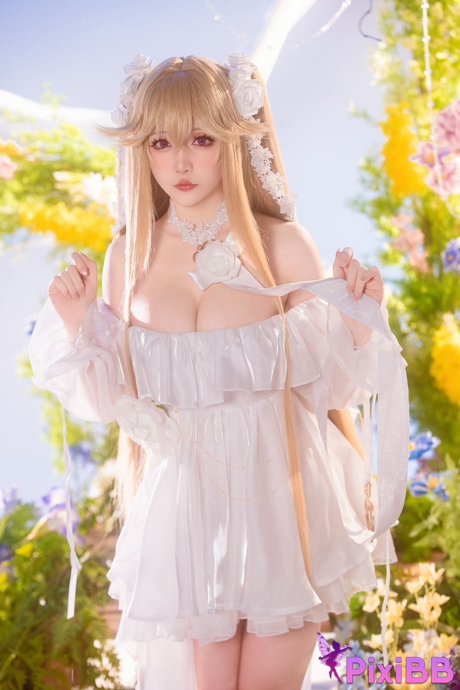 Cosplayer The star is late Hoshilily azur lane anchorage PixiBB.COM 012