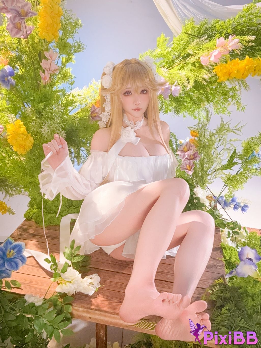 Cosplayer The star is late Hoshilily azur lane anchorage PixiBB.COM 042