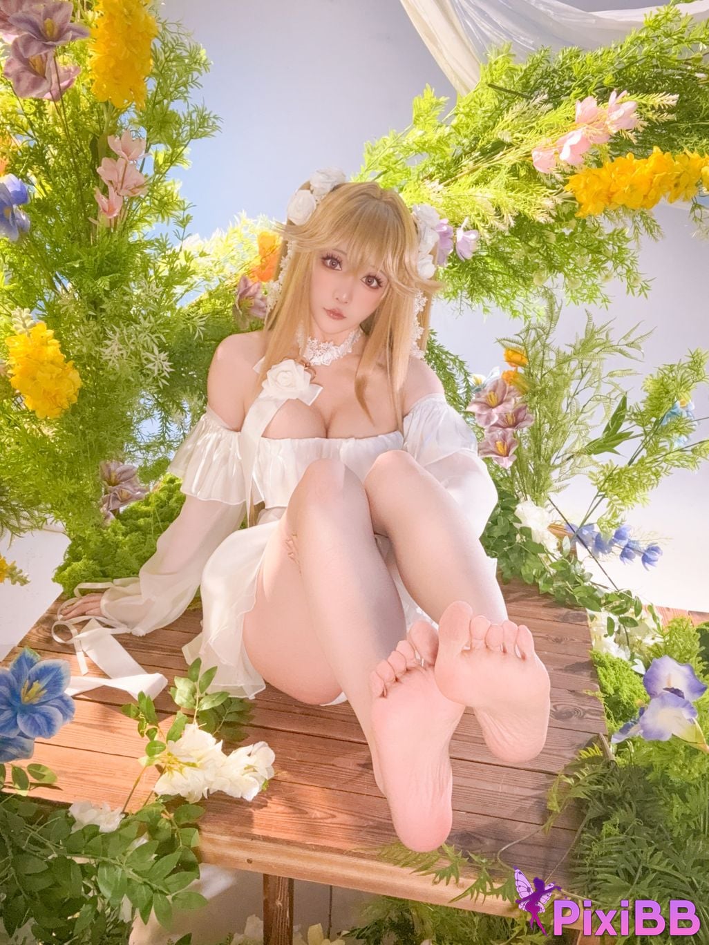 Cosplayer The star is late Hoshilily azur lane anchorage PixiBB.COM 043