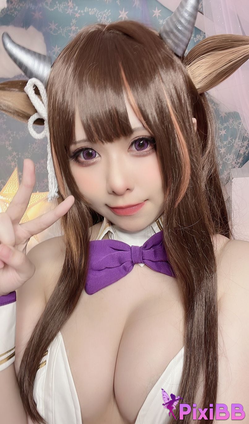 Cosplayer Xiao Kong sora azur lane Bison cow PixiBB.COM 009