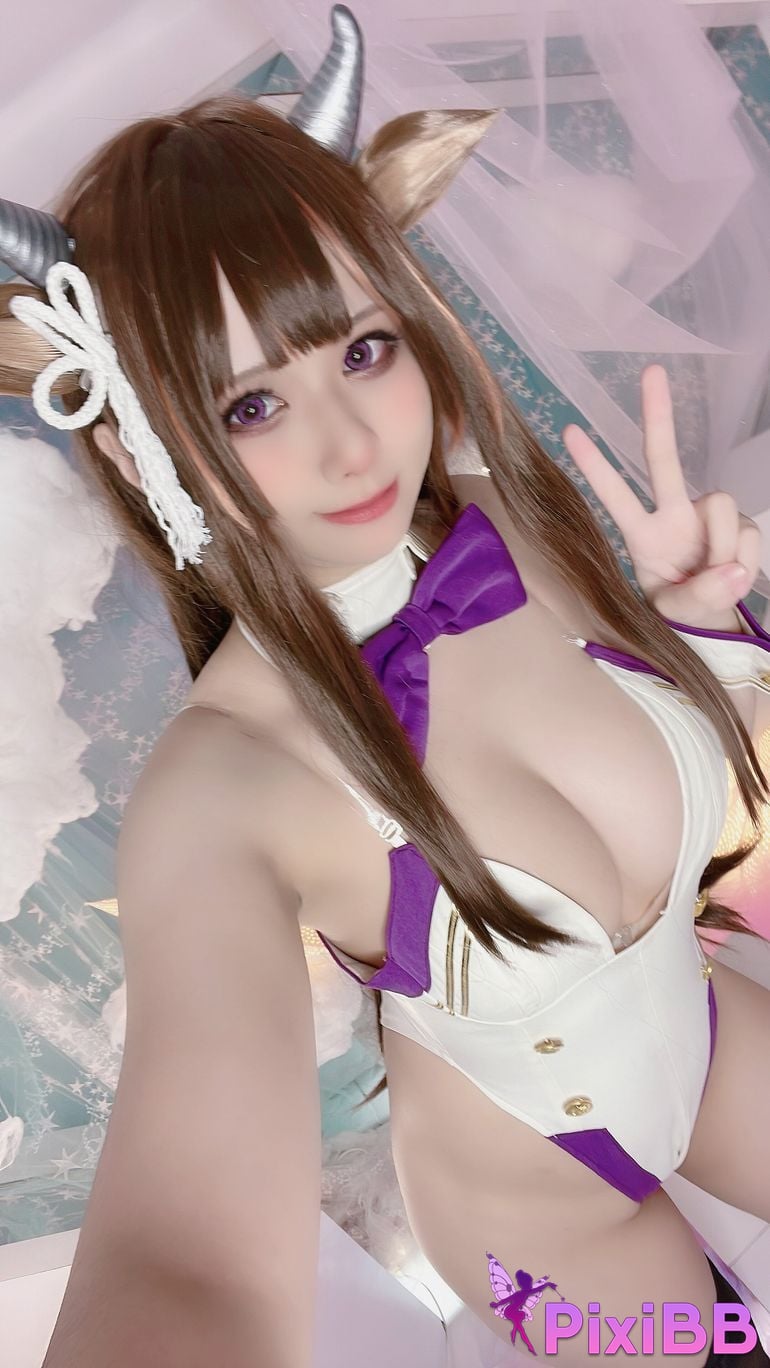 Cosplayer Xiao Kong sora azur lane Bison cow PixiBB.COM 011