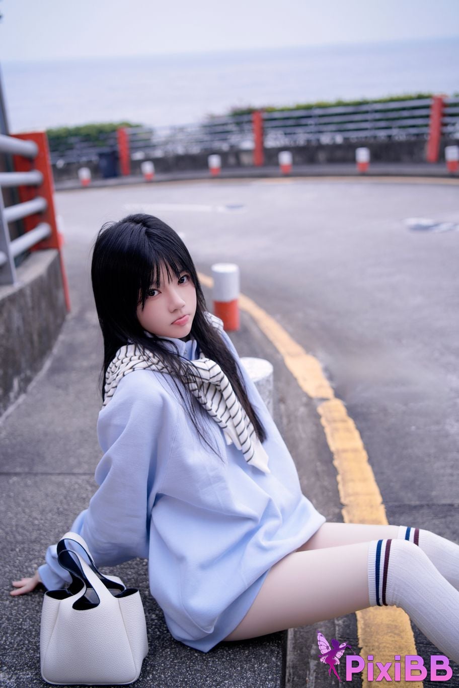 Cosplayer Sakura peach meow blue PixiBB.COM 005