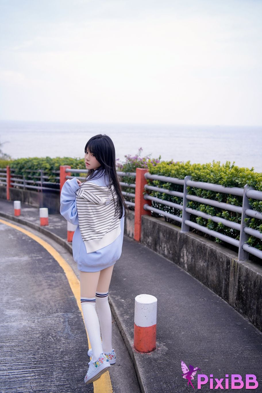 Cosplayer Sakura peach meow blue PixiBB.COM 007