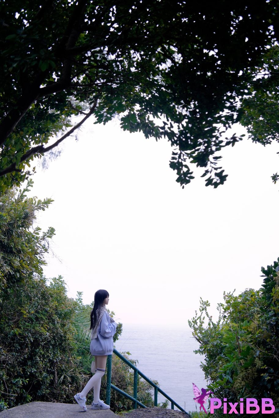 Cosplayer Sakura peach meow blue PixiBB.COM 012