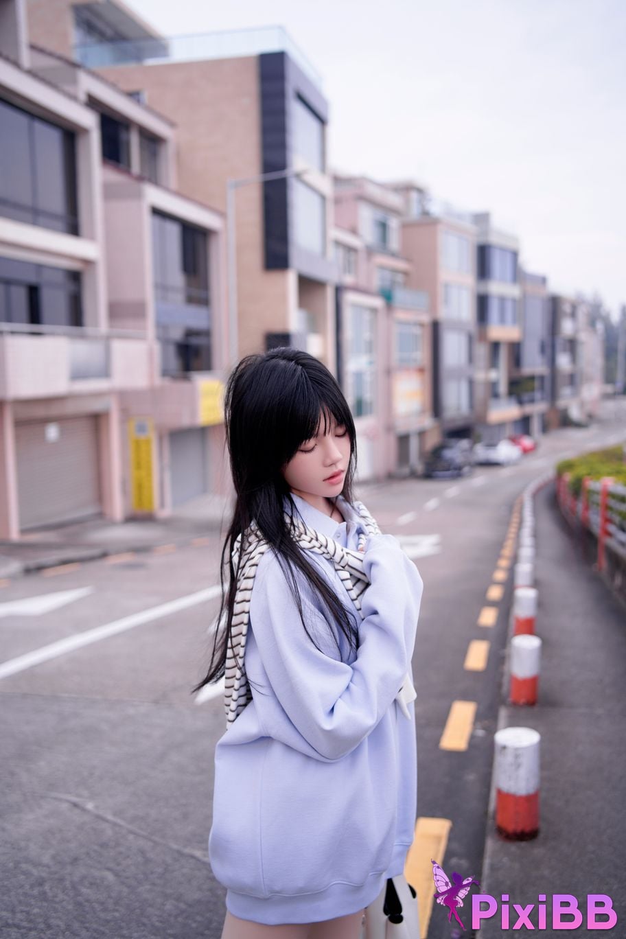 Cosplayer Sakura peach meow blue PixiBB.COM 015