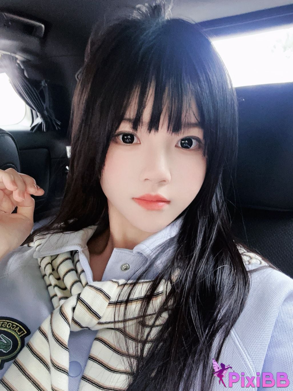 Cosplayer Sakura peach meow blue PixiBB.COM 016