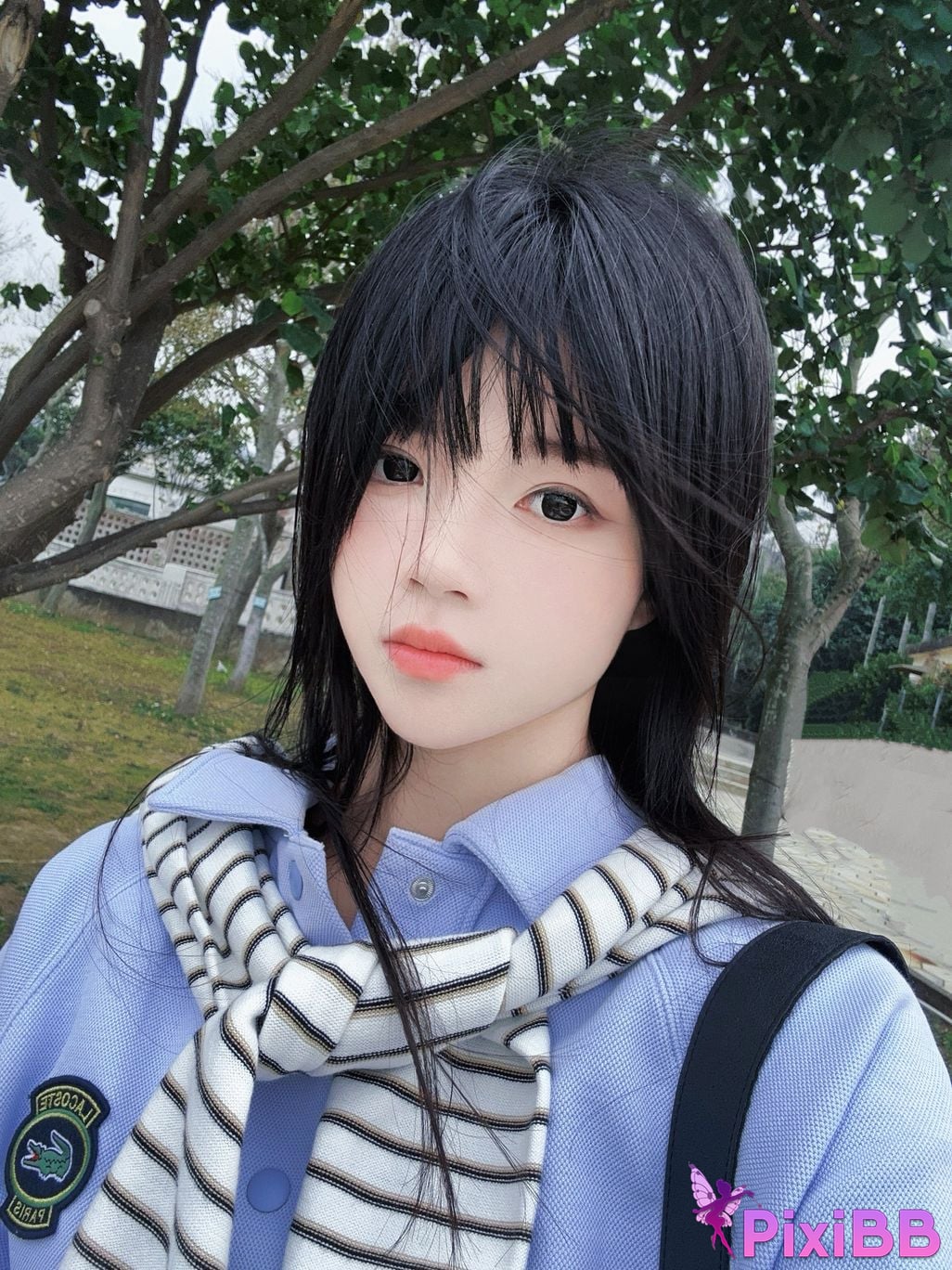 Cosplayer Sakura peach meow blue PixiBB.COM 018