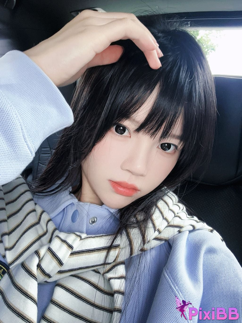 Cosplayer Sakura peach meow blue PixiBB.COM 020