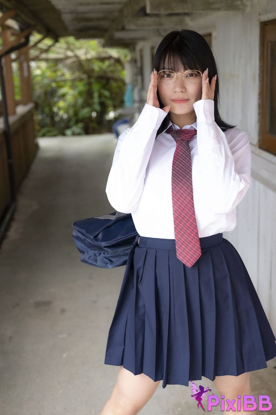 Japanese Idol Memo Oba Moon flower T o b i g PixiBB.COM 041