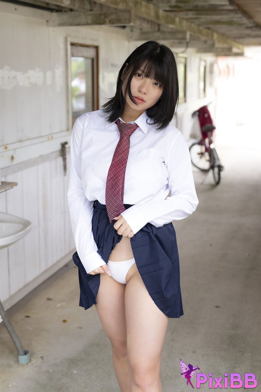 Japanese Idol Memo Oba Moon flower T o b i g PixiBB.COM 043