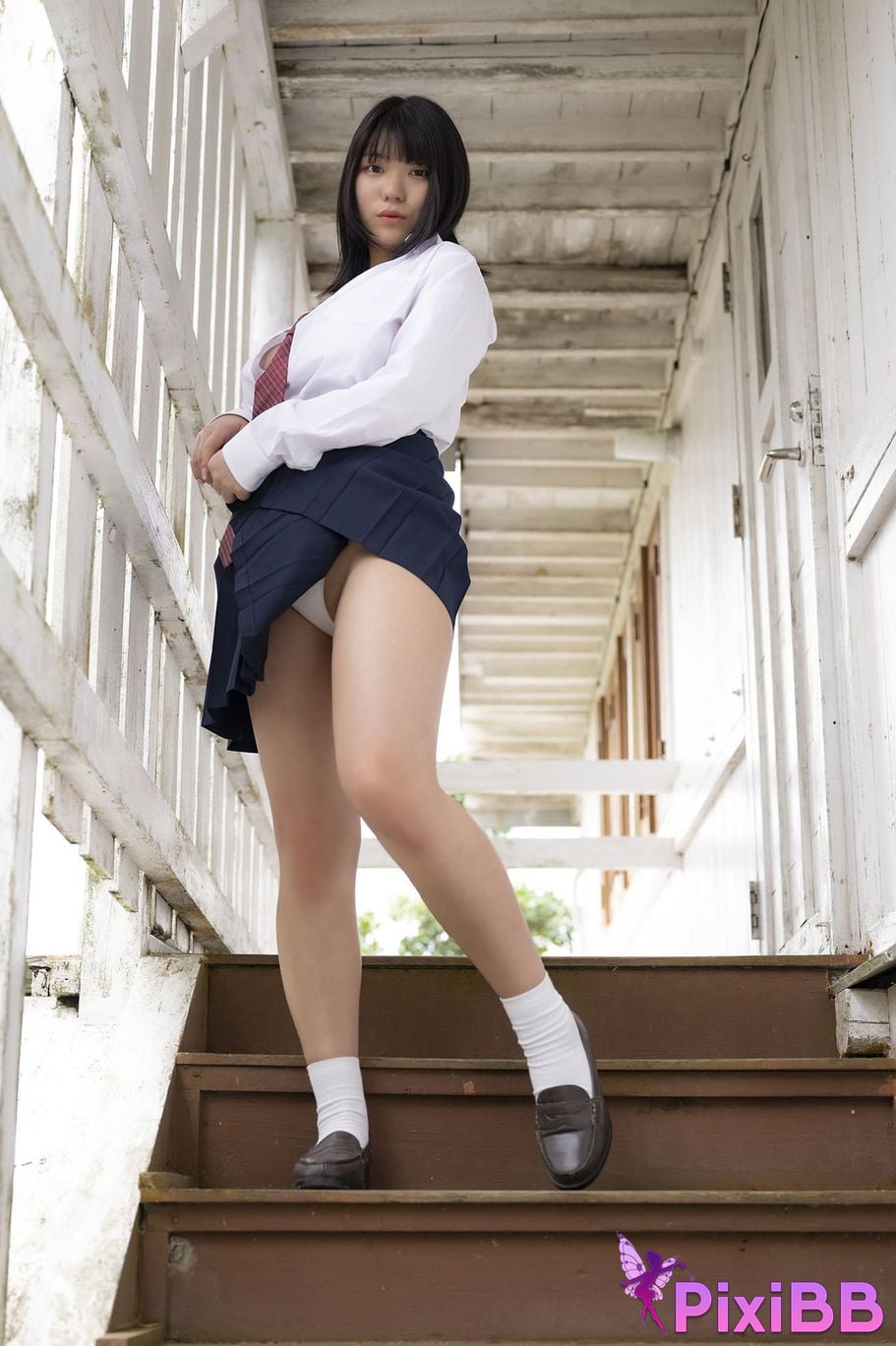 Japanese Idol Memo Oba Moon flower T o b i g PixiBB.COM 049