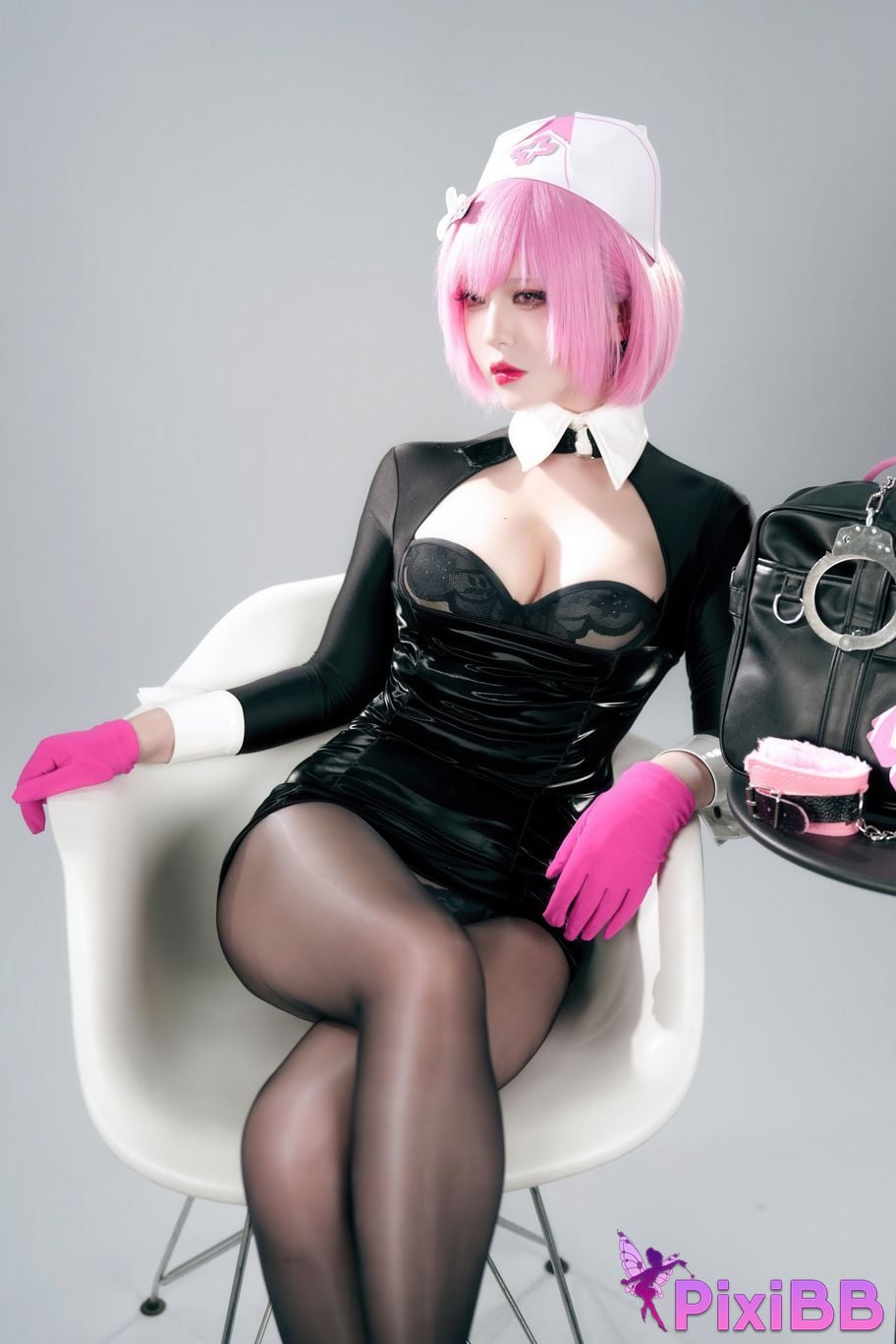 Cosplayer Half half son Dr. Wang PixiBB.COM 001