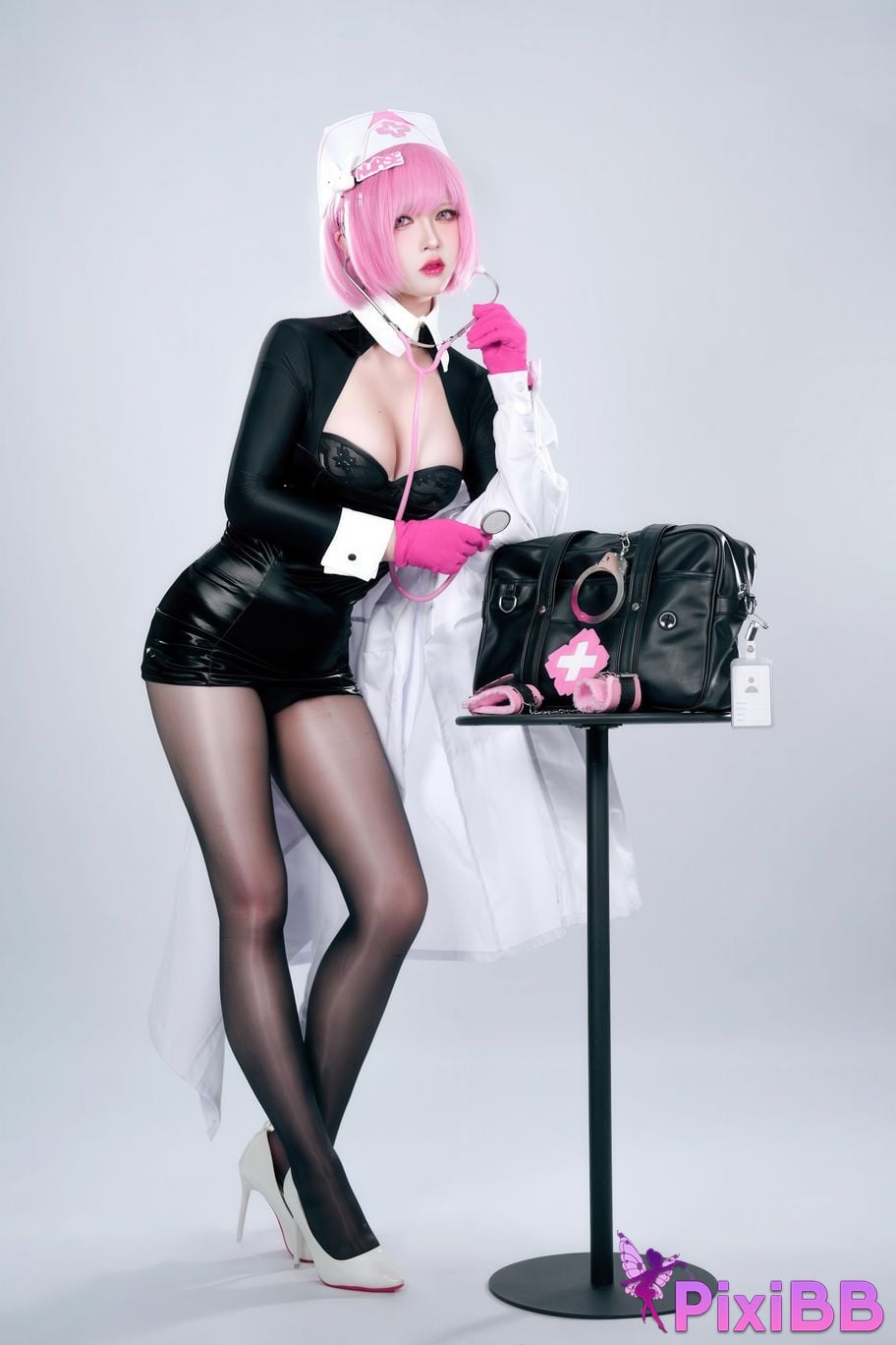 Cosplayer Half half son Dr. Wang PixiBB.COM 002