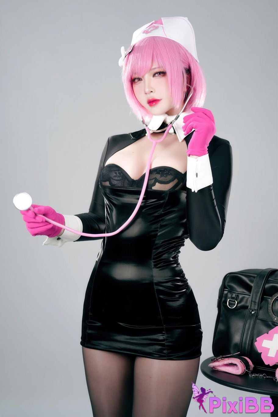 Cosplayer Half half son Dr. Wang PixiBB.COM 003