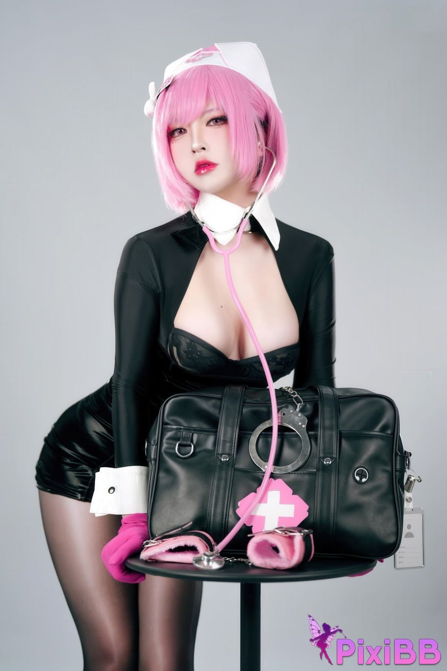 Cosplayer Half half son Dr. Wang PixiBB.COM 004