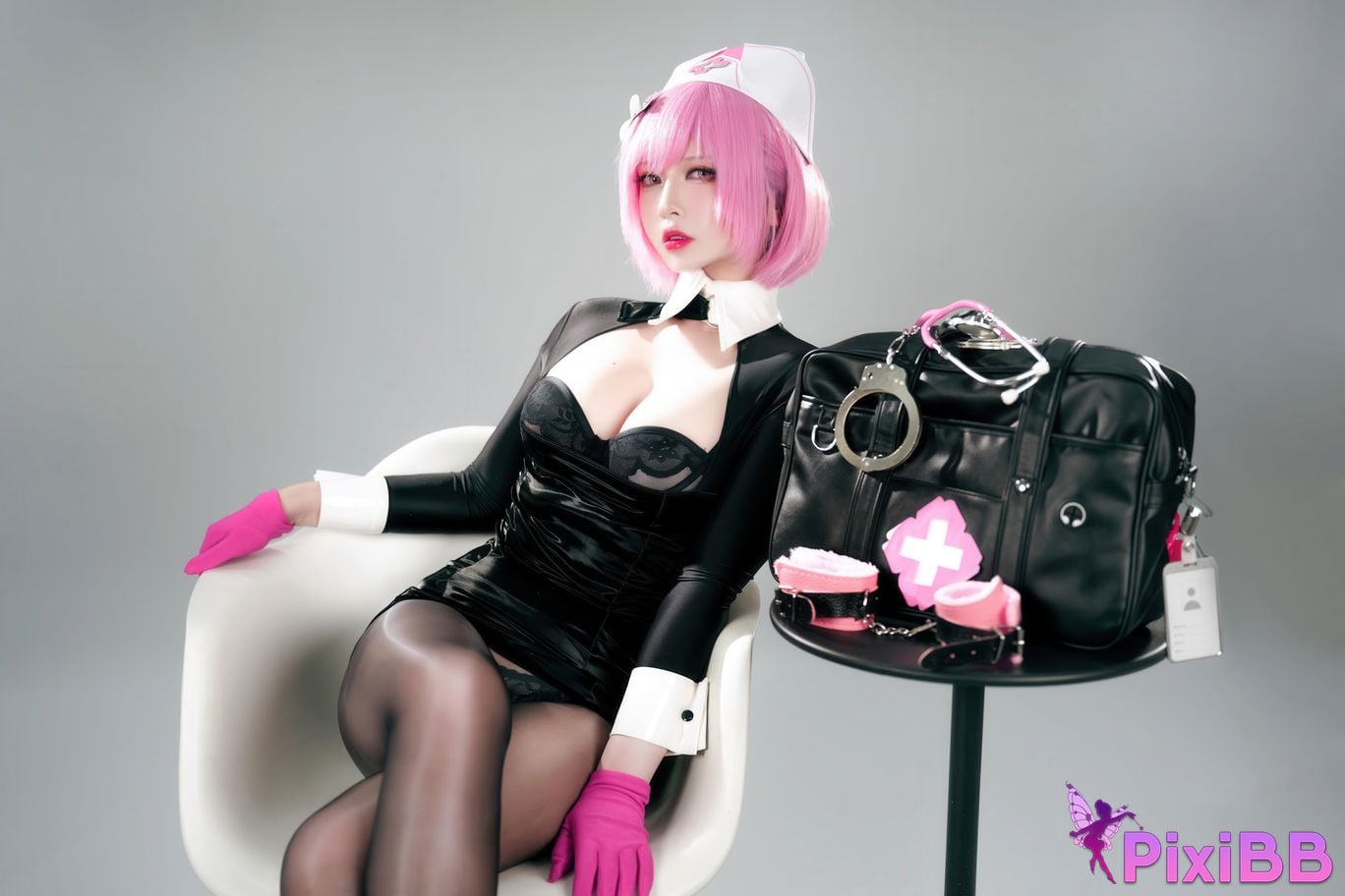 Cosplayer Half half son Dr. Wang PixiBB.COM 006