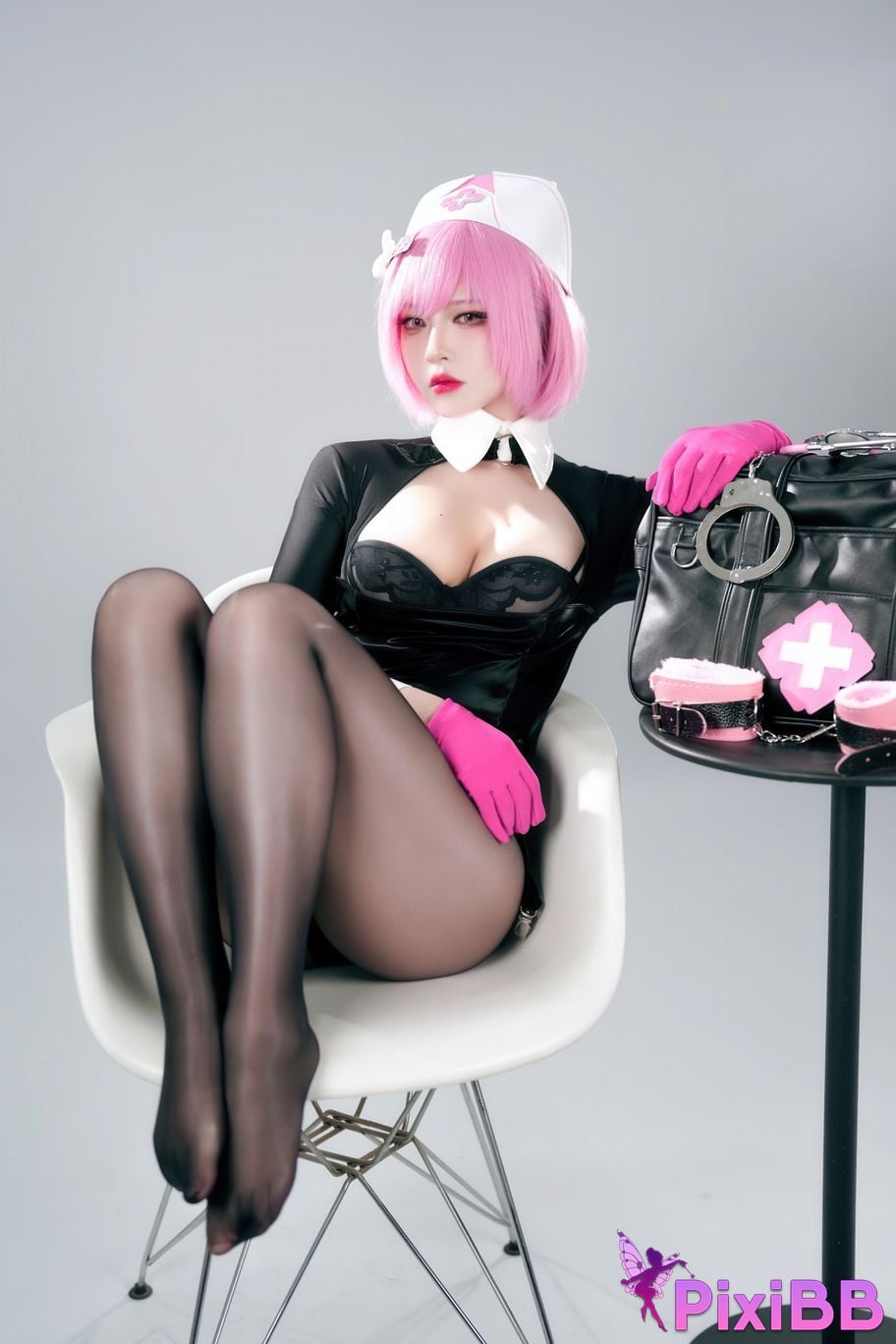 Cosplayer Half half son Dr. Wang PixiBB.COM 008