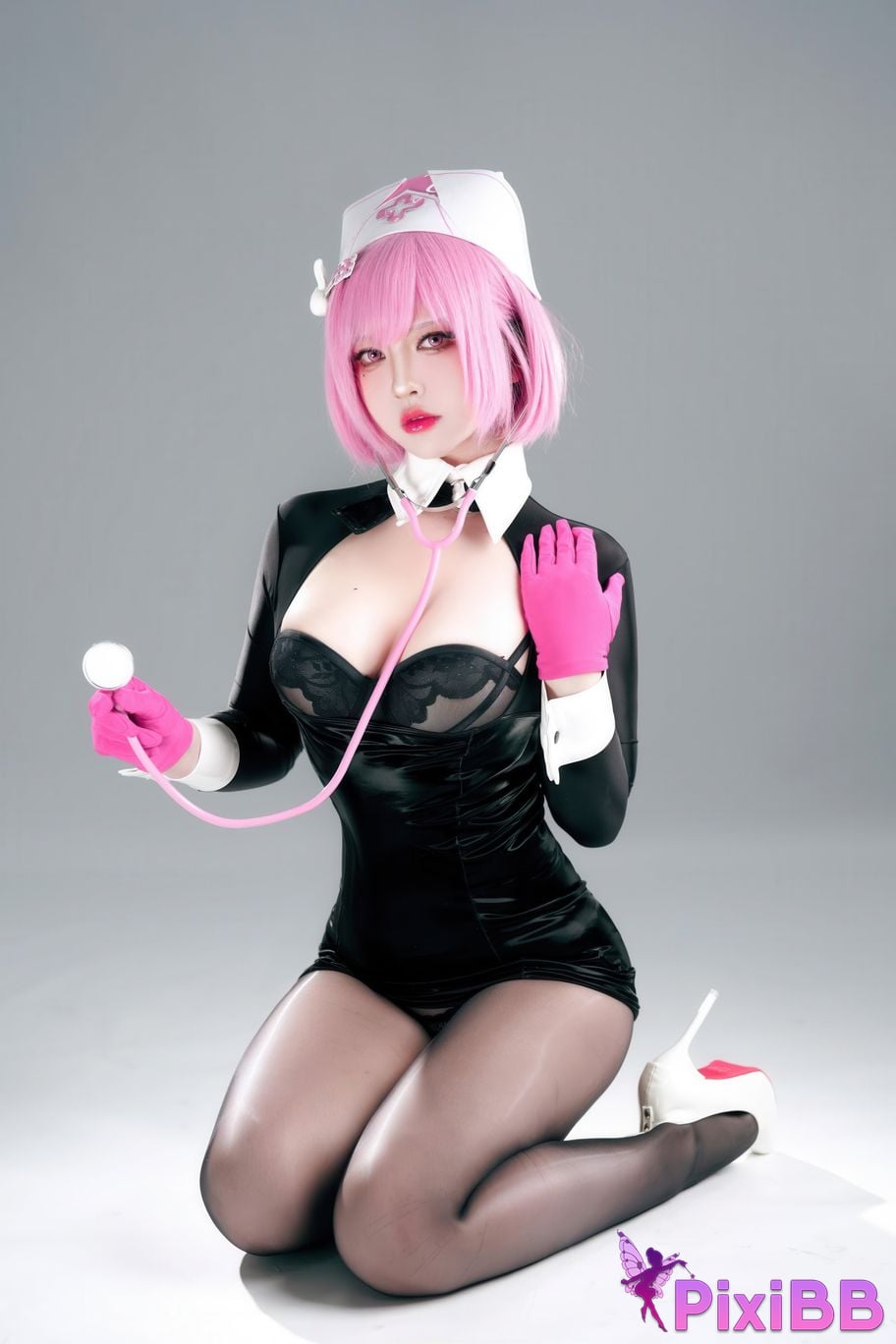 Cosplayer Half half son Dr. Wang PixiBB.COM 032