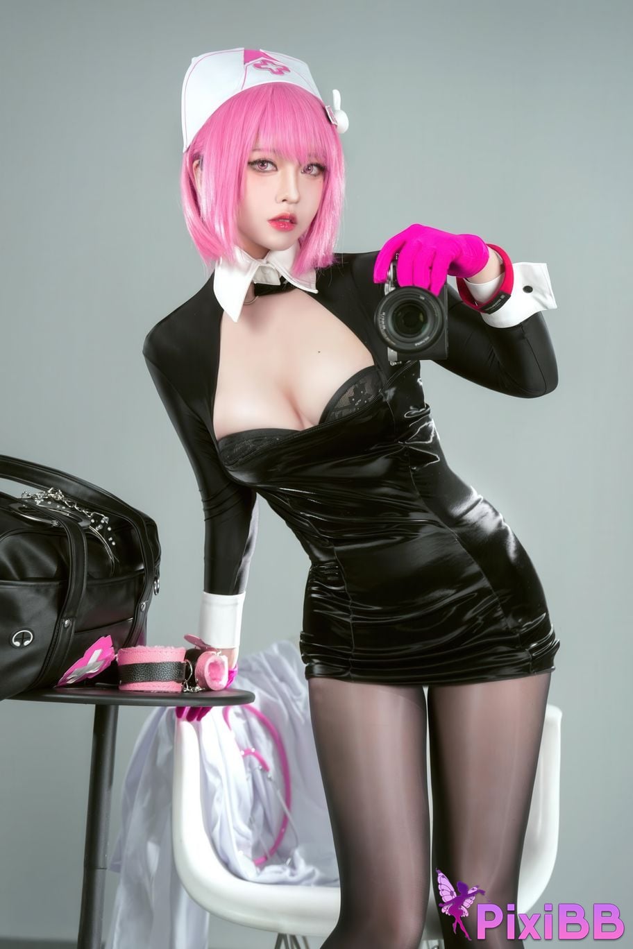 Cosplayer Half half son Dr. Wang PixiBB.COM 040