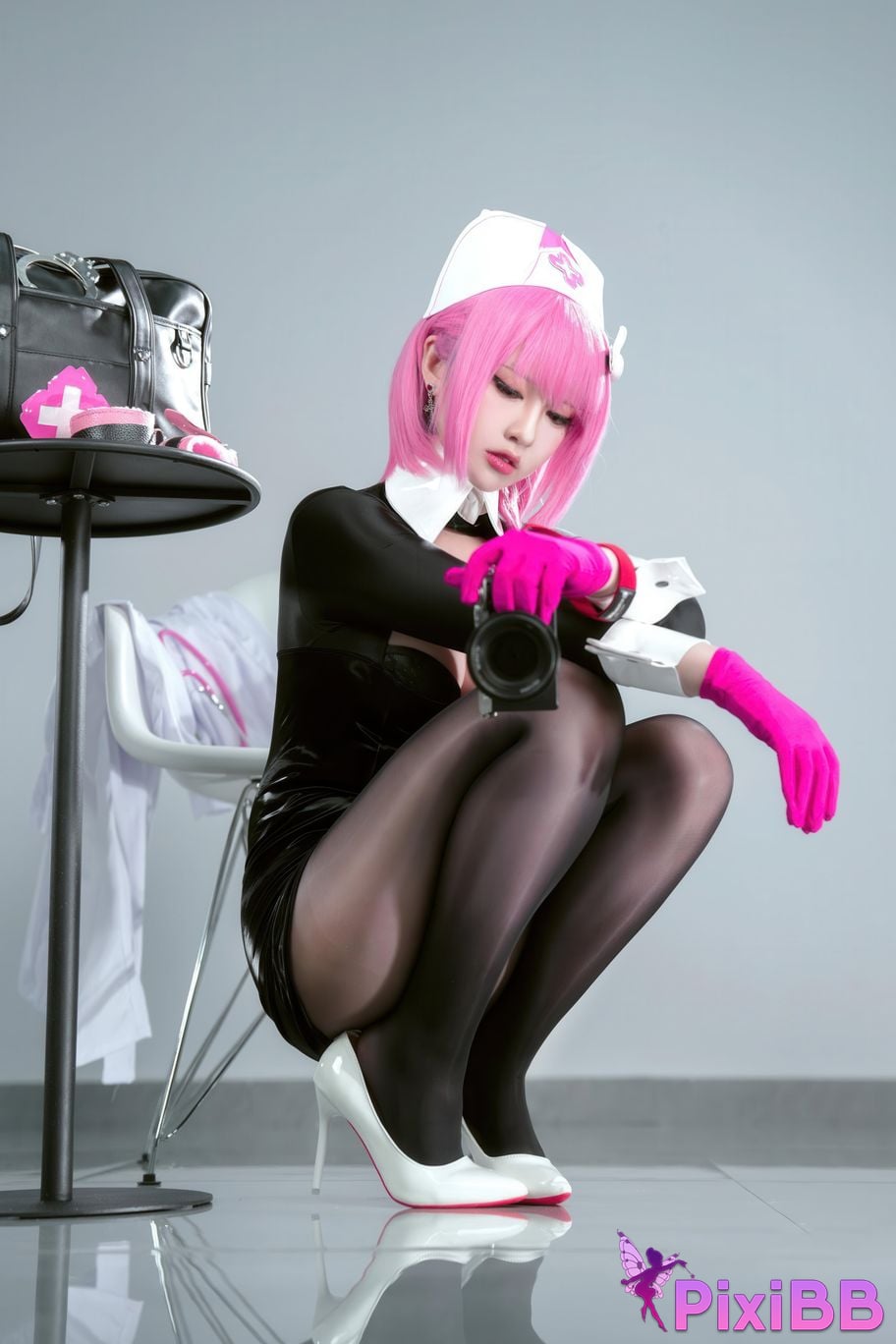 Cosplayer Half half son Dr. Wang PixiBB.COM 043