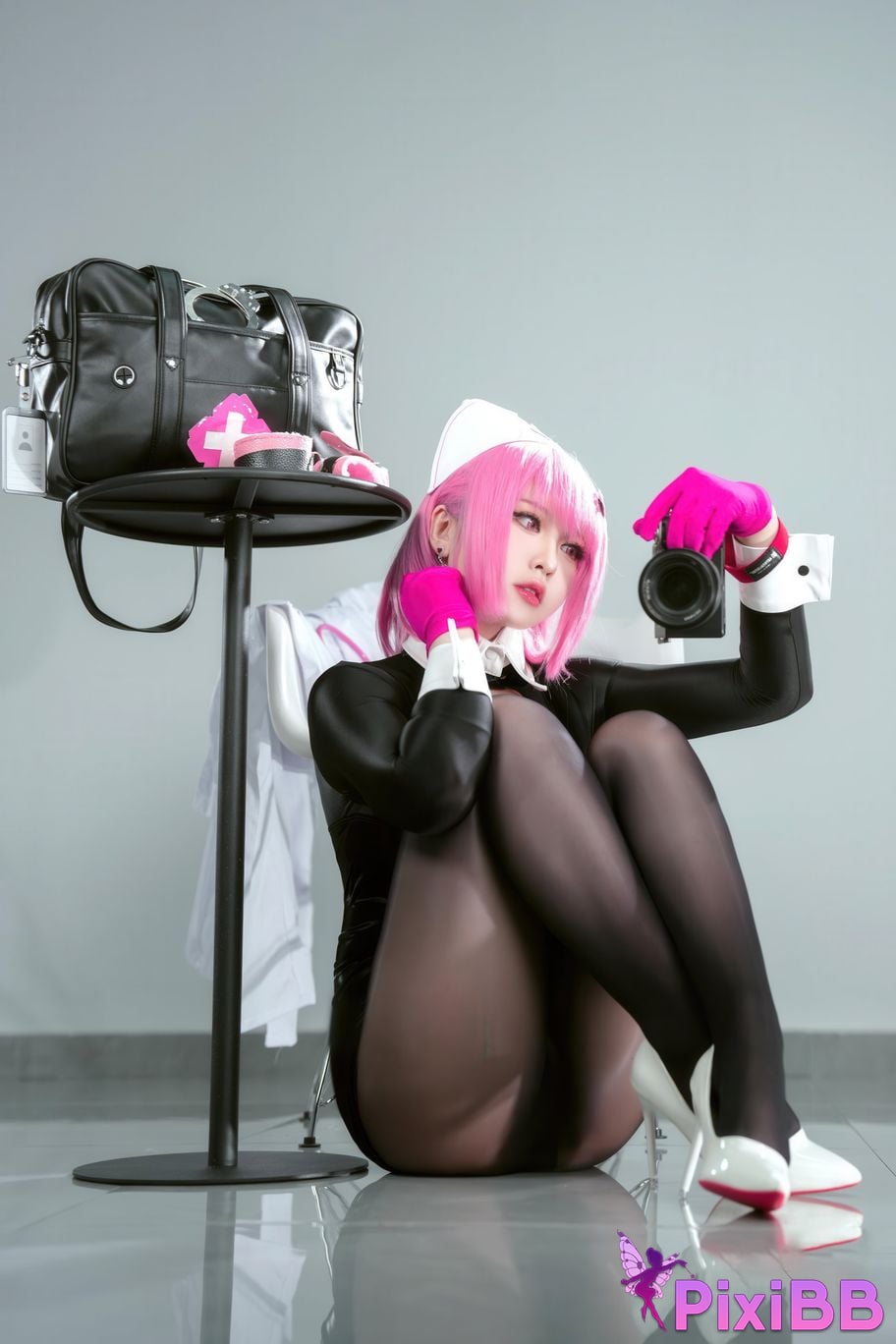 Cosplayer Half half son Dr. Wang PixiBB.COM 045