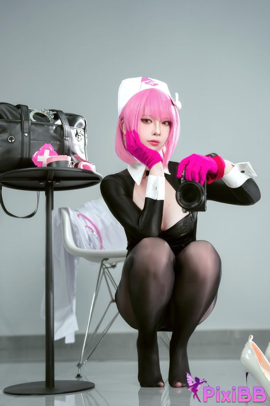 Cosplayer Half half son Dr. Wang PixiBB.COM 046